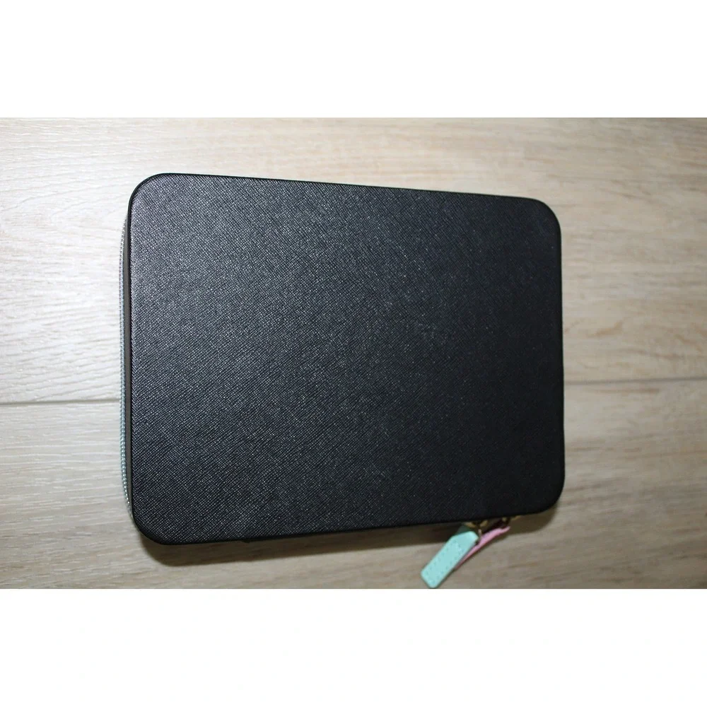 Stoney Clover Lane x Stephanie Gottlieb Black Saffiano Jewelry Case Rainbow